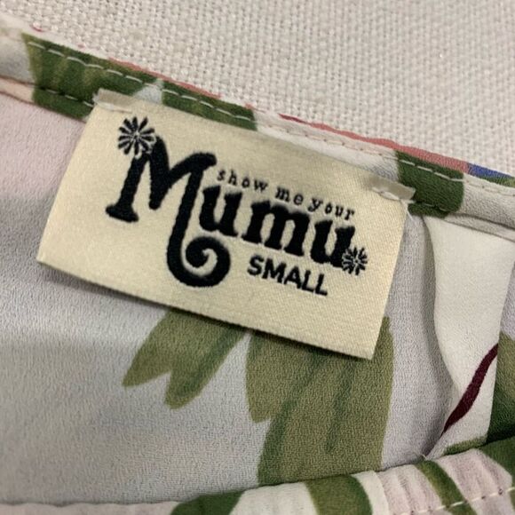 Show Me Your MuMu Sz S high waist floral chiffon zipper pleated pockets shorts - Picture 3 of 10